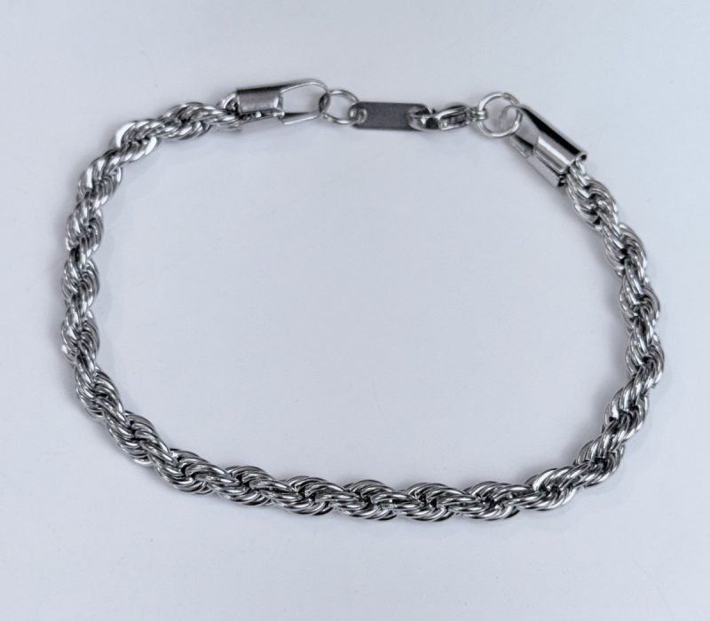 Pulseira Cordão Bahiano Prata (3)