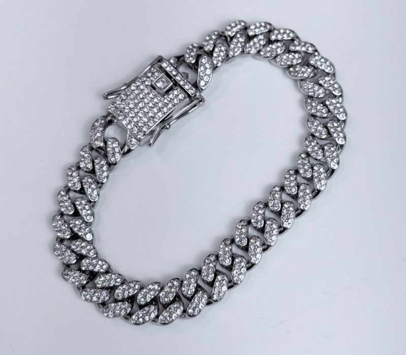 Pulseira Cravejada Fecho Lagosta (3)