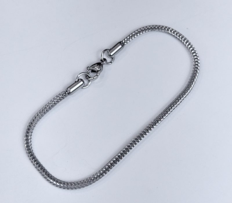 Pulseira Malha Italiana Prateado (3)
